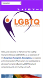 Mobile Screenshot of lgbthumanists.org