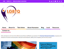 Tablet Screenshot of lgbthumanists.org